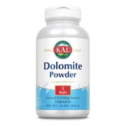 KAL Dolomite Powder | Natural Calcium & Magnesium Source | Bone & Heart Health Support | Fast-Acting | 16oz, 90 Serv.