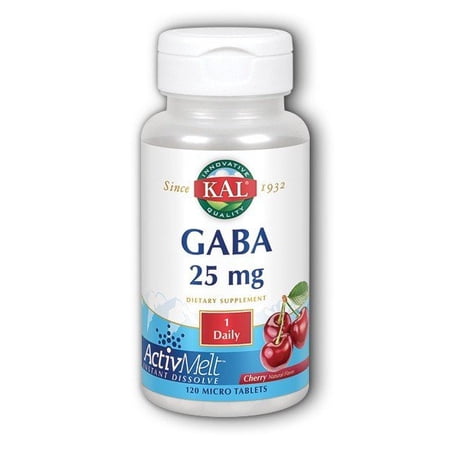Kal GABA ActivMelt (25 mg Cherry) 120 Lozenge