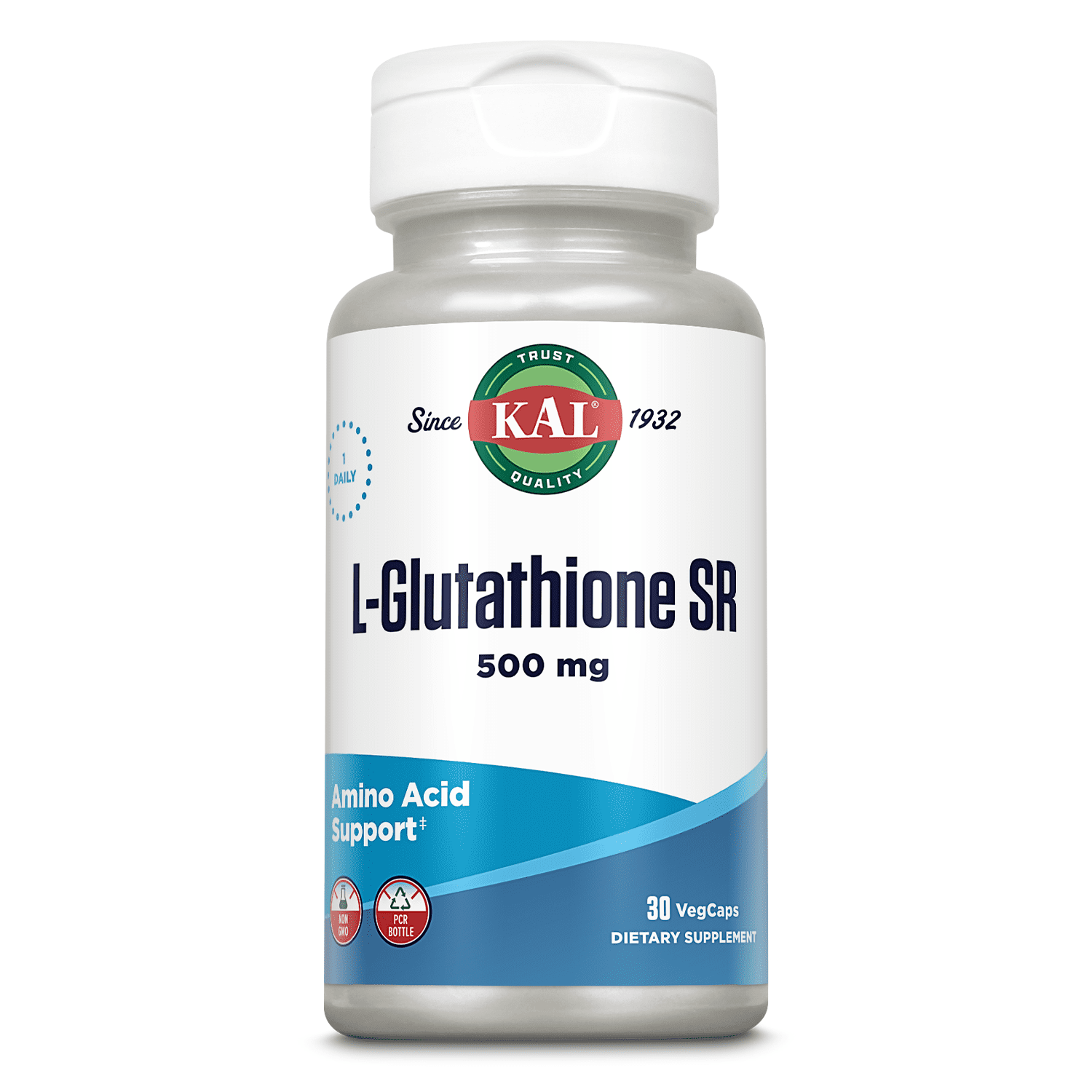 glutathione-sr KAL L-Glutathione SR, Reduced Glutathione Supplement, High Absorption Antioxidant Supplement, , Lab Verified, 30 Servings, 30 VegCaps Protocol Size:240 Capsules (4 Bottles) — Approx. 96 Days | Extended Support