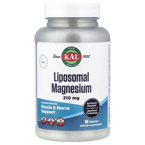 Kal Liposomal Magnesium Oxide 30 VegCap