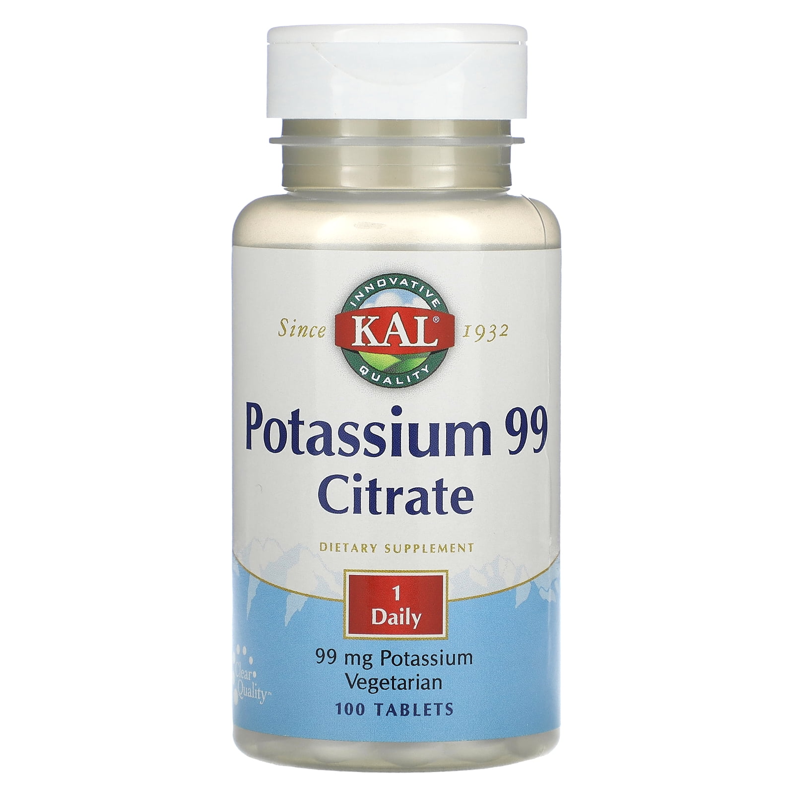 KAL Potassium 99 Citrate, 99  mg , 100 Tablets
