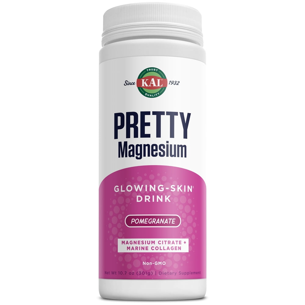 KAL Pretty Magnesium GlowingSkin Drink 325mg Mag Citrate + Marine