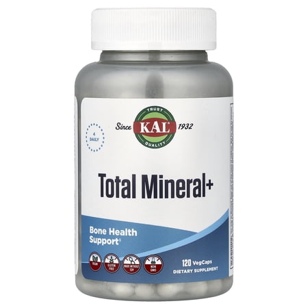 KAL Total Mineral+, 120 VegCaps