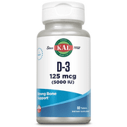 KAL Ultra D3, Tablet Btl-Plastic 5000IU 60ct