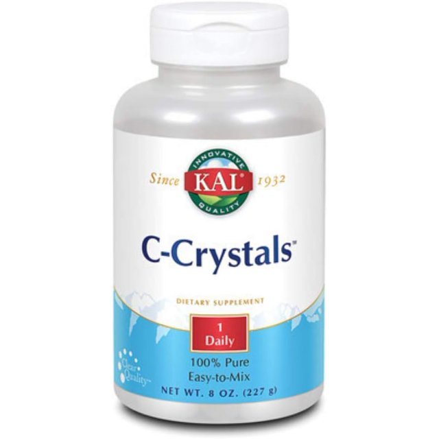KAL Vitamin C Crystals Unflavored Tablets, 1250 mg, 8 Ounce