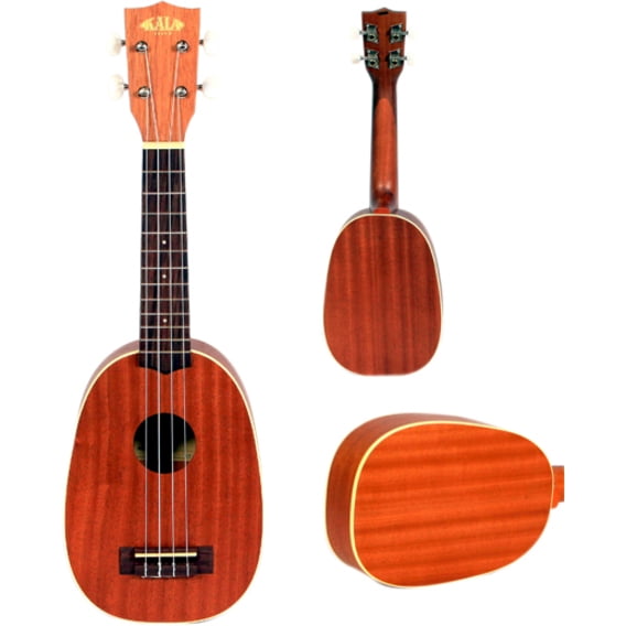 KALA Mahogany Pineapple Soprano Uke Bundle