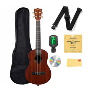 Kala MK-T Makala Tenor Ukulele Bundle with Gig Bag, Tuner, Strap, Aquila Strings, Online Lessons, Austin Bazaar Instructional DVD, and Polishing Cloth