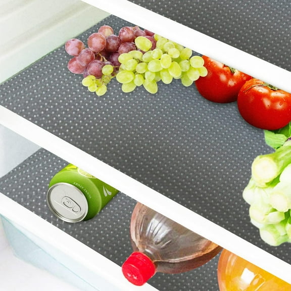 KALAKALA 16 Pcs Refrigerator Liners Mats Washable, Refrigerator Mats Liner Waterproof Oilproof, Fridge Liners for Shelves, Cover Pads for Freezer Glass Shelf Cupboard Cabinet Drawer (4 Color Mixed)