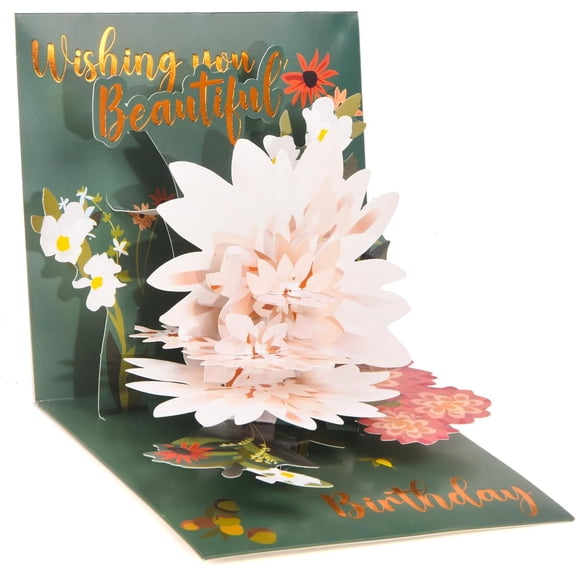 KALAKALA 3D pop-up birthday greeting cards, exquisite hollowed out gift box design, birthday card for mother, wife, father, husband, girlfriend, sisters, daughter and friend
