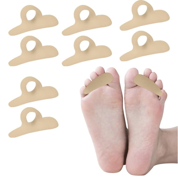 KALAKALA 4Pairs Gel Hammer Toe Crest Cushions, Corrector Crests Relieve Foot Pain, Pressure, Discomfort, One Loop Design Hammertoe Gel Support Pads, Flexible Silicone Comfort