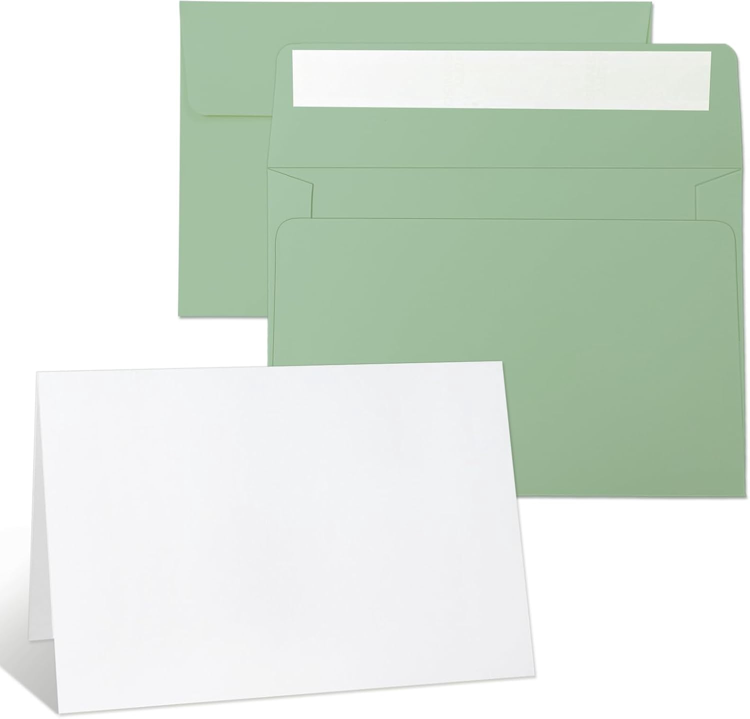 KALAKALA 50 Packs White A7 Envelopes, 5x7 Envelopes for Invitations ...