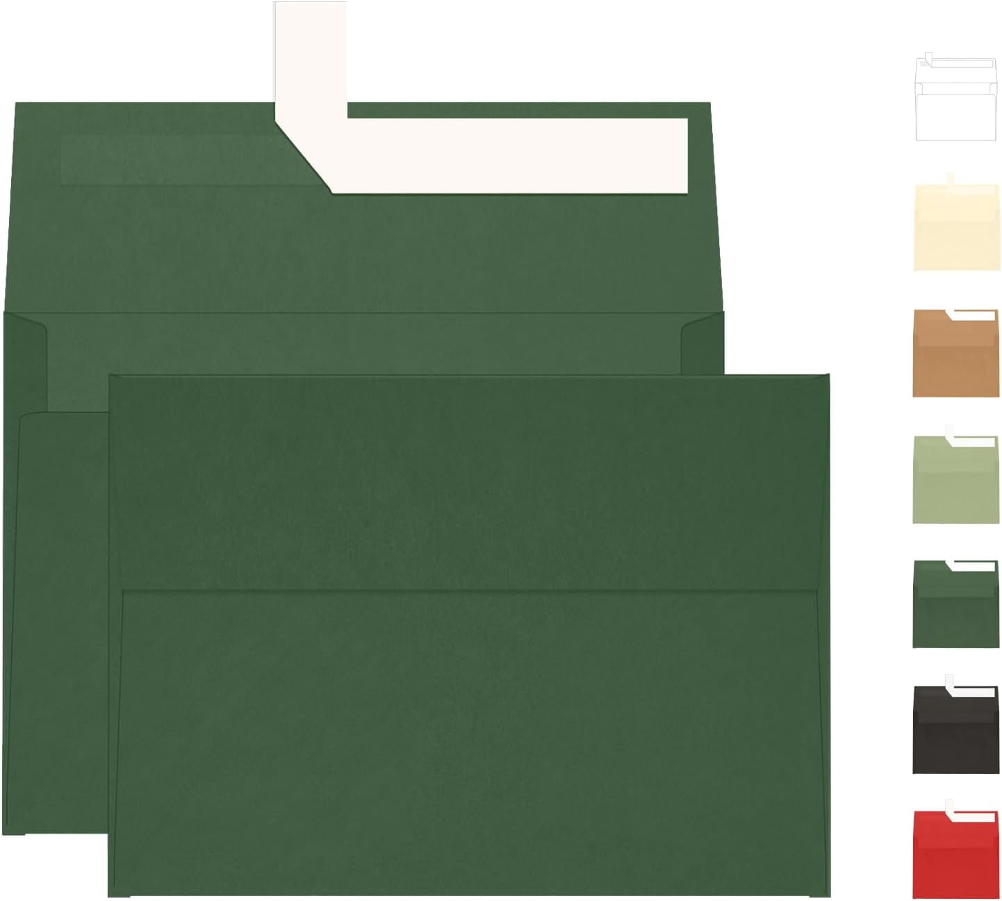 KALAKALA A7 Brown Kraft Envelopes Self Seal 100 Pack 120 GSM，Printable ...