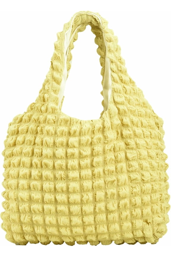 Bubble Large Shoulder Bags for Women Puff Tote Handbag and Purse Cloud Casual Shopping Travel Bag Lightweight