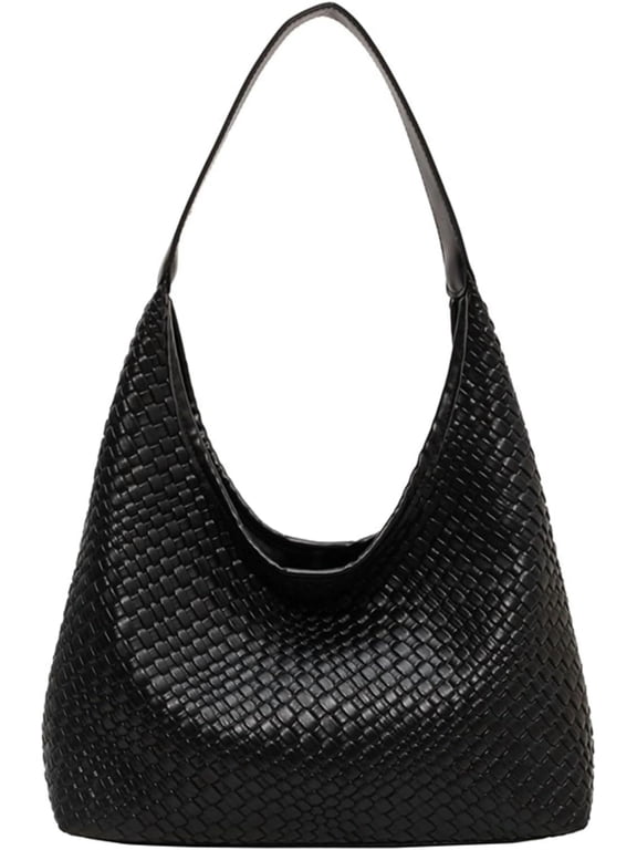 Leather Tote Bag for Women Top-handle Shoulder Bag, Hobo Bags Large Capacity Soft Vegan Crossbody Handbag Underarm