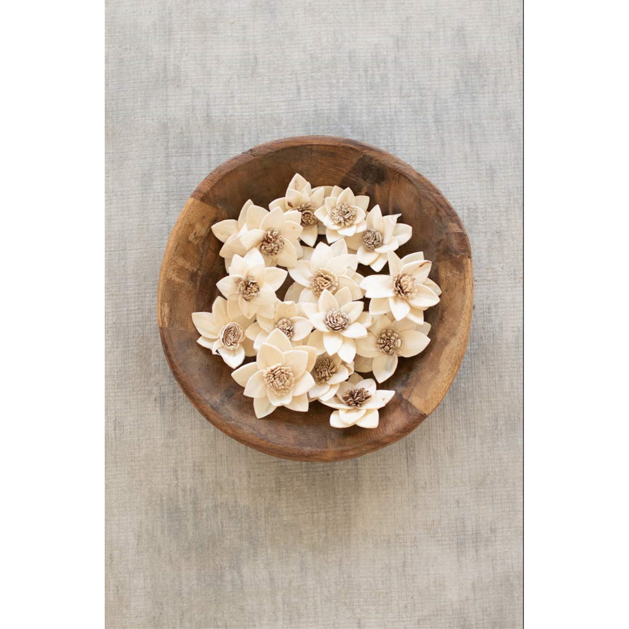 KALALOU NTRP1019 Bag of 16 Dried RUKMANI Flowers