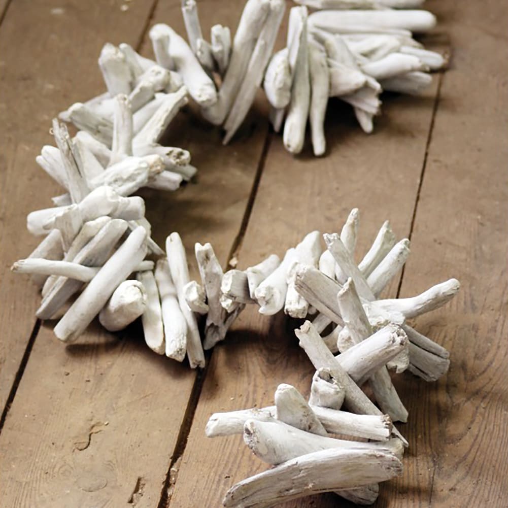 Kalalou PFR1221 72" Whitewash Driftwood Garland