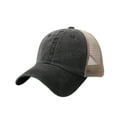 thumbnail image 1 of KALE Baseball Cap Denim Print Retro Outdoor Solid Color Black, 1 of 2