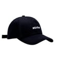 thumbnail image 1 of KALE Baseball Cap Summer Sporty UV Shield Solid Color Navy, 1 of 1