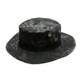 thumbnail image 1 of KALE Bucket Hat Camouflage Rope Button Tactical Solid Color Black1, 1 of 3