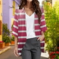 thumbnail image 1 of KALE Cardigan Sweaters for Women Floral Print Puff Sleeve Buttons Cardigan Cover up Casual Blouse Tops Pink, 1 of 4