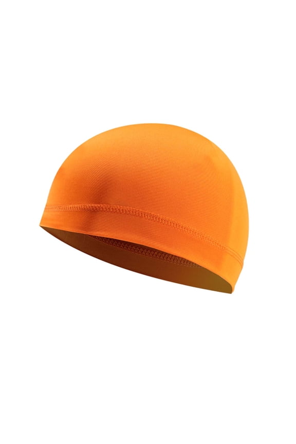 Cycling Cap Windproof Sporty Outdoor Solid Color Orange