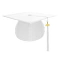 thumbnail image 1 of KALE Graduation Cap 2029 Tassel Adjustable Ceremonial Solid Color White, 1 of 8