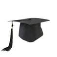 thumbnail image 1 of KALE Graduation Cap Adjustable Tassel Ceremonial Solid Color Black, 1 of 2