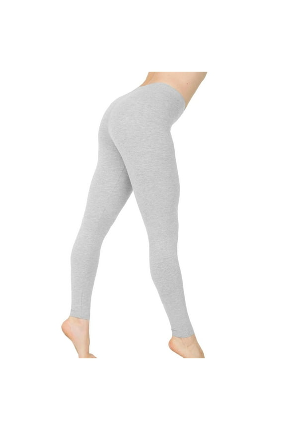High Waisted Leggings for Women Tummy Control Plus Size Buttery Workout Leggings Solid Yoga Pants Tights Multicolor 1 Pc