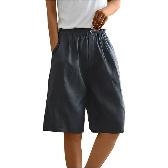 KALE High Waisted Shorts Women Loose Wear Comfortable Waist Slim Casual Sports Wide Leg Home Womens Short Black