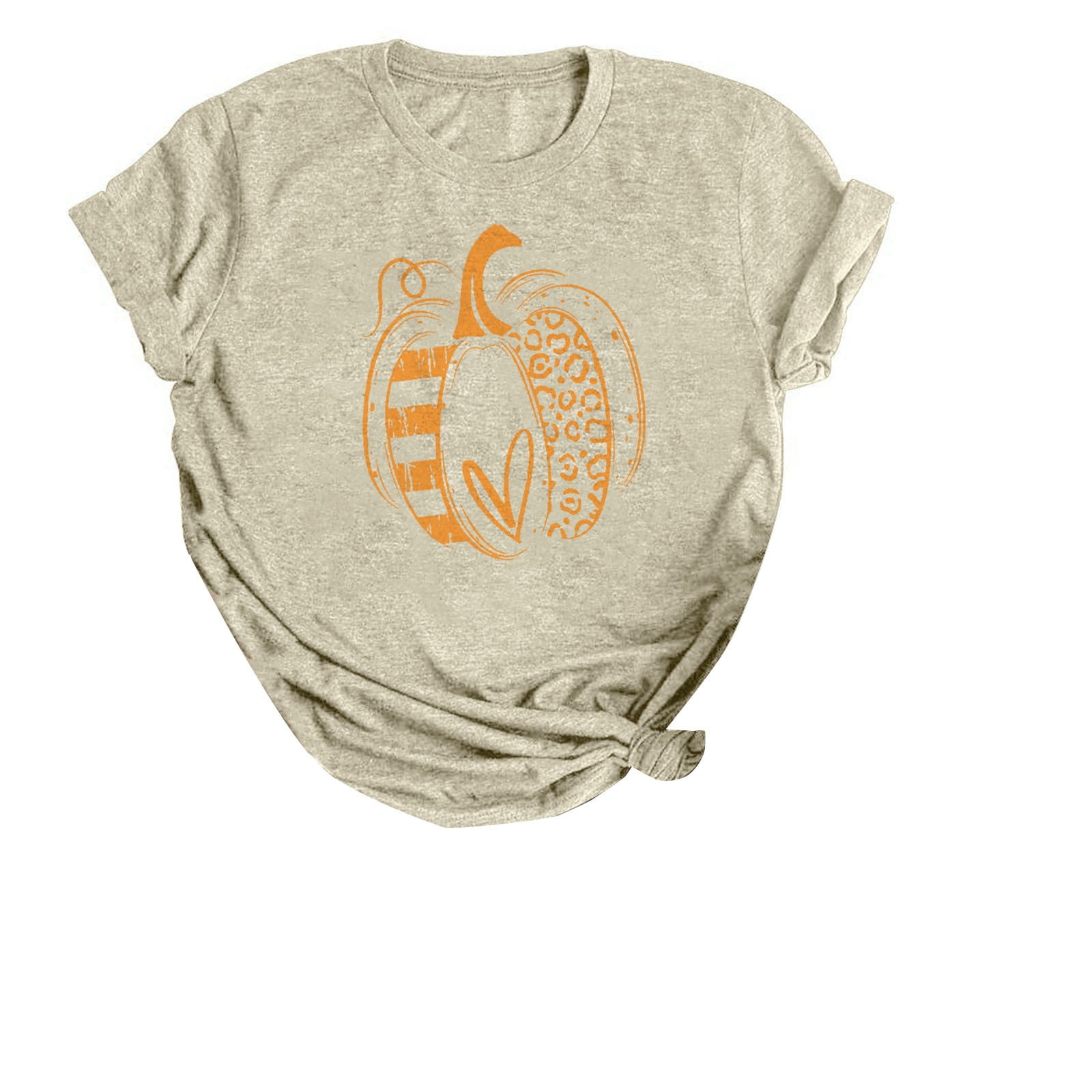 KALE Short Sleeve Shirts for Women Tshirts Fall Pumpkin T Funny ...
