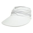 thumbnail image 1 of KALE Sun Hat Empty Top Beach Sporty Solid Color White, 1 of 3