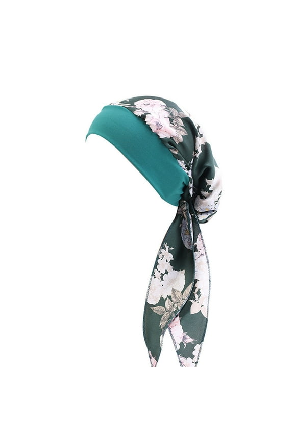 Turban Camouflage Cultural Chemo Head Wrap Army Green
