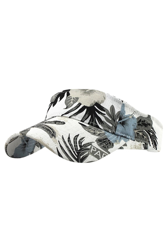 Visors Canvas Washed Duck Retro Solid Color White