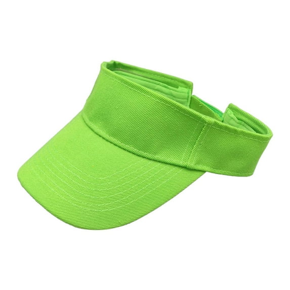 KALE Visors Topless Adjustable Sporty Outdoor Solid Color Mint Green