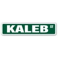 thumbnail image 1 of KALEB Street Sign Childrens Name Room Sign | Indoor/Outdoor |  36" Wide, 1 of 5