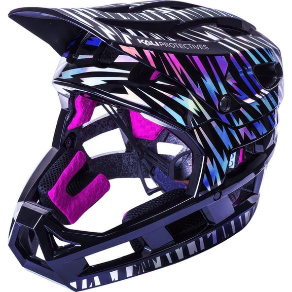 KALI PROTECTIVES DH Invader LTD Zolt/Holo Black L-XXL Cycling Helmet (0211325117)