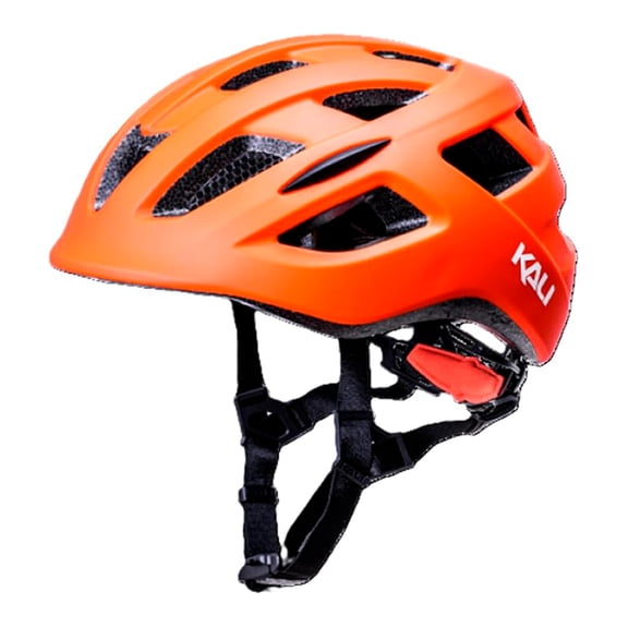 KALI PROTECTIVES Unisex Central Solid Matte Orange Bike Helmet, L/XL (0250525117)