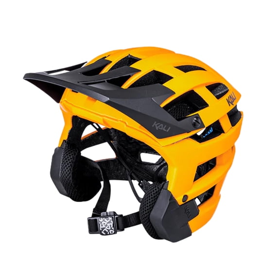 KALI PROTECTIVES Unisex OF Invader LTD Solid Matte Orange/Black Bike Helmet, L-XXL