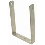 KALIBUR - 4-5/8" WIDE X 6-1/2" DEEP STAINLESS STEEL SINGLE HOLE EXTRA TALL BRACKET FOR MOUNTING CB RADIOS IN ROOF OR ON FLOOR