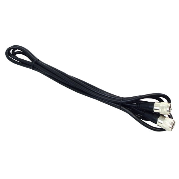 kalibur 9 foot black rg8x coax cable assembly with molded pl259 connectors on each end kpp8x9-b