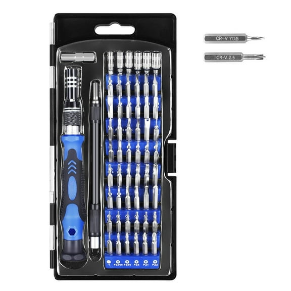 KALIM Precision Screwdriver Set, 60 in 1 with 56 Magnetic Bits Screwdriver Kit, Repair Tool Kit for Phone, Laptop, PC, Camera, Game Console, Glasses