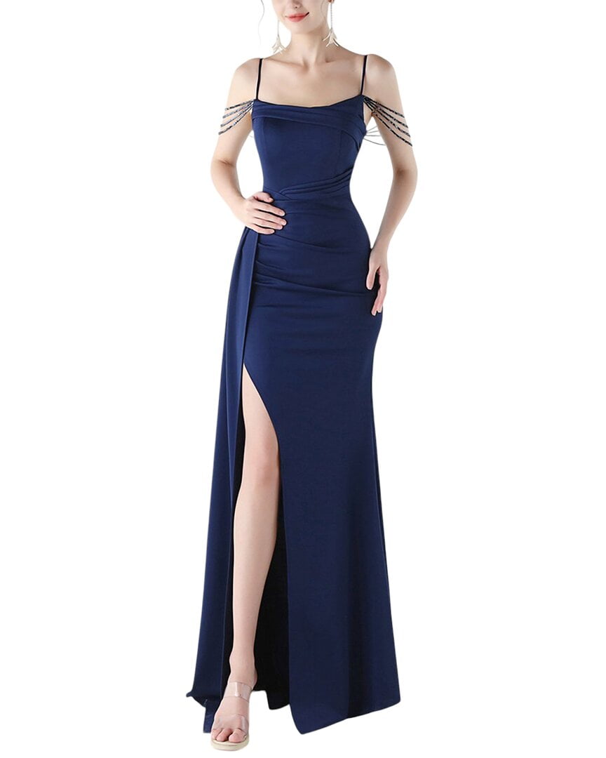 elegant sapphire blue dress Sapphire Swing Dress