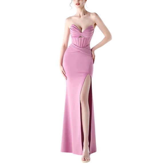 KALINNU womens Maxi Dress, 4