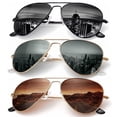 thumbnail image 1 of KALIYADI Sunglasses for Men Women Aviator Sun Glasses Polarized Lens UV400 Blocking-3 Pack, 1 of 10