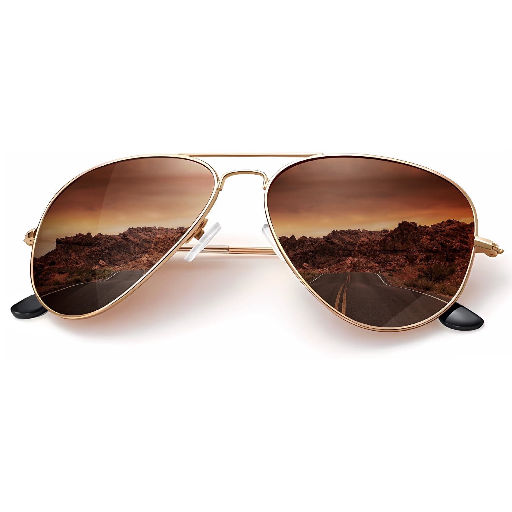 KALIYADI Classic Aviator Sunglasses for Men Women Driving  display picture 1