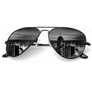 KALIYADI Classic Aviator Sunglasses for Men Women Driving Sun glasses Polarized Lens UV Blocking-1 Pack