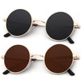 thumbnail image 1 of KALIYADI Polarized Round Sunglasses for Women Men Retro Metal Hippie Sun Glasses Circle Style, 1 of 8