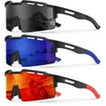 thumbnail image 1 of KALIYADI Polarized Sports-Sunglasses Men Cycling-Sunlasses: Lightweight Running Sun Glasses UV400 Protection Golf Fishing, 1 of 7