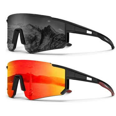 KALIYADI Polarized Sports Sunglasses-Men Running-Sunglasses-for-Women: Mens Sunglasses Polarized UV Protection Cycling Driving Fishing