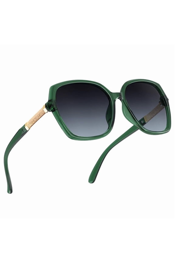 Women's Oversized Sunglasses Retro Polarized Sun Glasses with UV Protection for Women